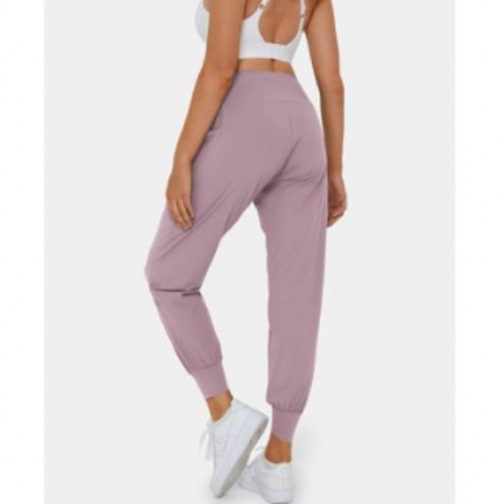 HALARA Pink High-Waisted Joggers Tapered Track Pants